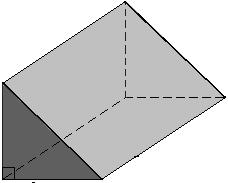 Driehoekige prisma n Driehoekige prisma is n 3D figuur met twee driehoeke as sy basis.