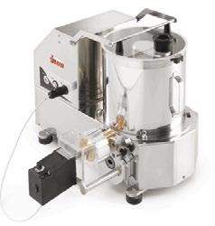 Μηχανές ζυμαρικών Μηχανή παραγωγής ζυμαρικών SIRMAN Ιταλίας. Τεχνικά χαρακτηριστικά: Επιτραπέζια. Χωρητικότητα κάδου: 20Lit ή 3Kg αλεύρι συν το νερό. Μετακινούμενος κάδος ανοξείδωτος.