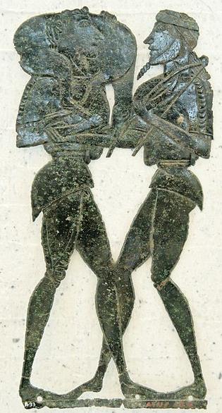 15 Πήλινο αγαλματίδιο Μινωίτη, 1500 π.χ.