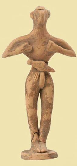 Βιάννου, 670-650 π.χ.) Τοιχογραφία Κνωσού με άνδρες και γυναίκες, ί- σως ιέρειες και ιερείς, σε τελετή προσευχής.