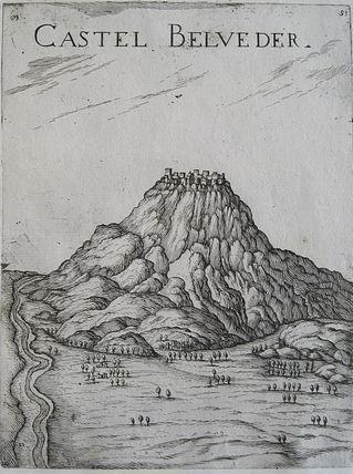 During building, materials were extracted by the ancient town Priansos, which was built at the same position.