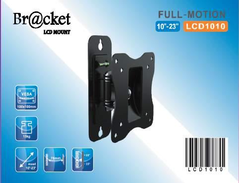 ΓΙΑ LCD-TV LCD 11-1 Βάση για τηλεόραση με μπράτσο Μέγεθος οθόνης 1" έως 23" Μέγιστο βάρος 15 kg Δυνατότητα κλίσης στον