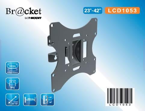 Bracket Βάσεις για οθόνες 23" - 42" ΒΑΣΗ ΓΙΑ LCD-TV LCD 153 Βάση για τηλεόραση Μέγεθος οθόνης 23" έως 42" Μέγιστο βάρος 3 kg Δυνατότητα