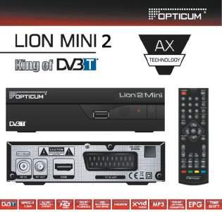 Επίγειοι ψηφιακοί δέκτες. Lion Mini 542 Lion mini 37.2 O Lion Mini είναι το νεότερο μοντέλο ψηφιακού δέκτη της Opticum.