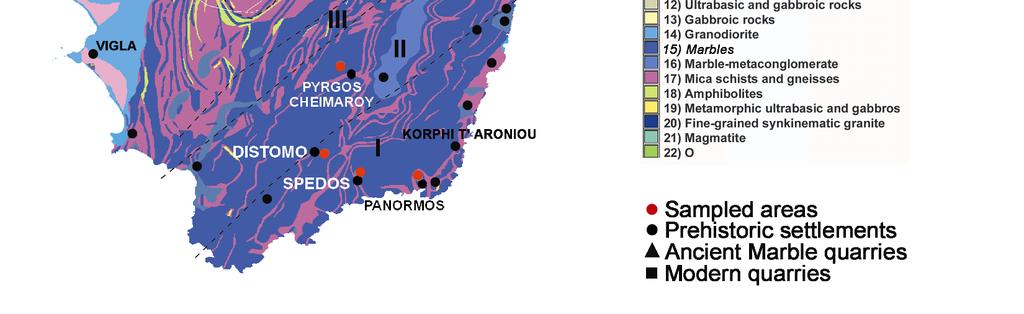 Sources of Marble in the Cyclades, in P.