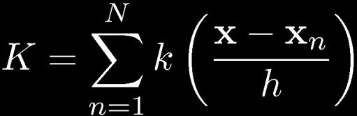 Εκτίμηση πυκνότητας με πυρήνες (kernel density estimation) Έστω ότι η