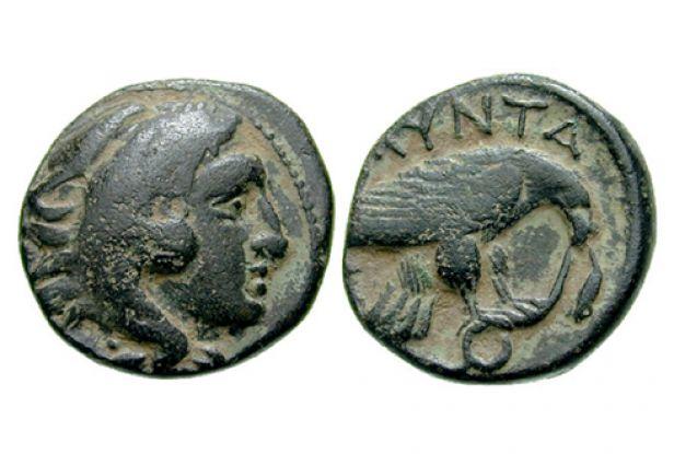 Κεφαλές των Τημενιδών βασιλιάδων σε νομίσματα. Τα ονόματα των Τημενιδών δηλώνουν τις αρετές που οφείλει να έχει ο Μακεδόνας βασιλιάς.