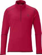 ΥΛΙΚΟ ΚΑΤΑΣΚΕΥΗΣ: TNF Apex ClimateBlock 405g/ m 100% Bonded Polyester SALOMON Discovery Full Zip Midlayer Το ελαφρύ και πολύ διαπνέον Discovery Midlayer είναι κατασκευασμένο από λεπτό και ελαστικό