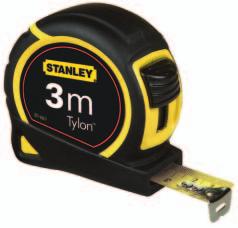 7mm X 6 3253560304874 3,40 0-30-497 Stanley Μέτρο 5m x 19mm X 6 3253560304973 6,43 0-30-457 Stanley Μέτρο 8m x 25mm X 6 3253560304577 12,25 TYLON ΜΕΤΡΑ Η επικάλυψη λάμας με Tylon διασφαλίζει