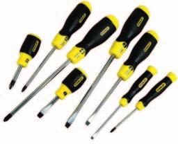 Phillips PH1 x 100mm, PH2 x 150mm) X 1 3253560650070 12,62 ΣΕΤ 6 ΚΑΤΣΑΒΙΔΙΑ - ΙΣΙΑ, PHILLIPS & ΔΟΚΙΜΑΣΤΙΚΟ Λαβή με μαλακό πιάσιμο - για τέλεια άνεση και έλεγχο Ατσάλινη λάμα υψηλής αντοχής μειωμένος