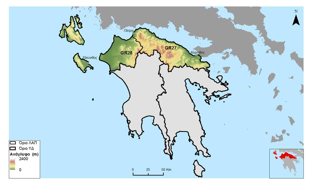 2 ΣΥΝΟΠΤΙΚΗ ΠΕΡΙΓΡΑΦΗ ΥΔ ΒΟΡΕΙΑΣ ΠΕΛΟΠΟΝΝΗΣΟΥ Το Υδατικό Διαμέρισμα Βόρειας Πελοποννήσου (ΥΔ 02) αποτελεί ένα από τα δεκατέσσερα υδατικά διαμερίσματα, στα οποία διαιρέθηκε ο ελληνικός χώρος με το