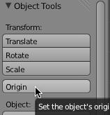 Βήμα 13: Από το Tools Panel στα αριστερά επιλέξτε το κουμπί Origin και μετά,