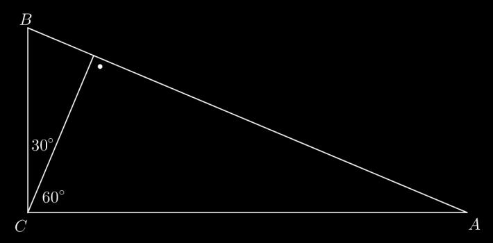 19. Izračunaj obim i površinu trougla ABC (vidi sliku) ako je CA = 10cm. O = 10(1 + 3)cm, P = 50 3 3 cm 0.