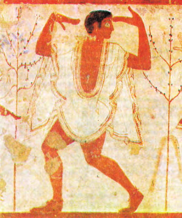 62 Τοιχογραφία με παράσταση χορευτή (saltātor)