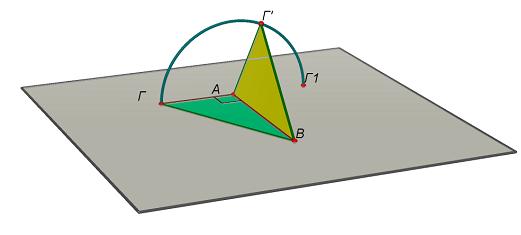 Να βρεθούν τα συμμετρικά του ορθοκέντρου ενός τριγώνου ως προς τις τρεις πλευρές του τριγώνου. Ε.13.