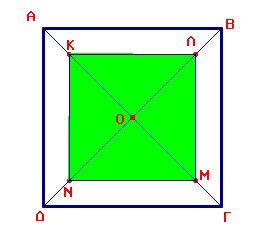 Να κατασκευαστεί ένα κανονικό τετράεδρο ΟΑΒΓ όπως φαίνεται στο ακόλουθο σχήμα και στη συνέχεια να το περιστρέψετε γύρω από τον