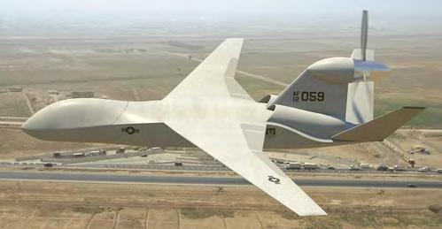 Εικόνα 2-9: Πρωτότυπο UAV MQ-X της εταιρίας Lockheed Martin me turbo-diesel και jet κινητήρες. Προέλευση:[34] Μία άλλη σημαντική εφαρμογή των μικροστροβίλων εμφανίζεται στα ανεμόπτερα (gliders).