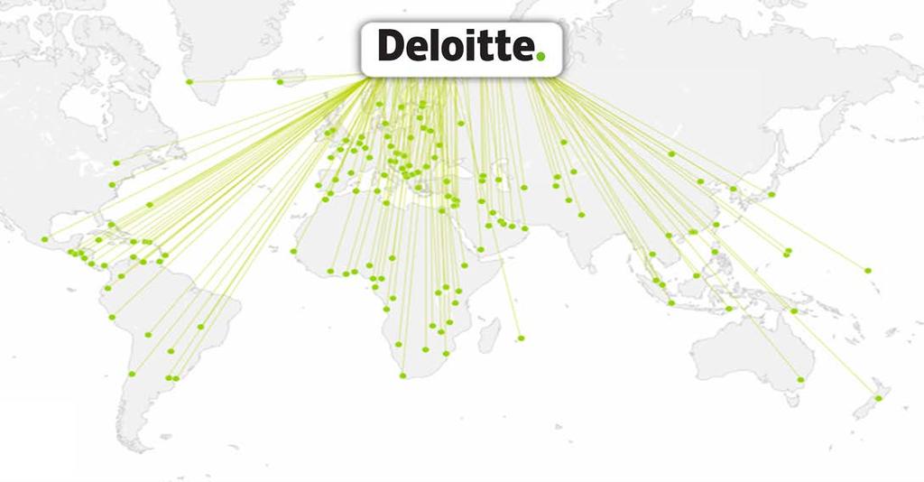 Εκθεση διαφάνειας Νομική μορφή και δίκτυο Παρουσία του δικτύου της Deloitte παγκοσμίως Αίγυπτος Αιθιοπία Αλβανία Αλγερία Ανδόρα Αγκόλα Ακτή Ελεφαντοστού Αμερικανικές Παρθένοι Νήσοι Ανατολικό Τιμόρ