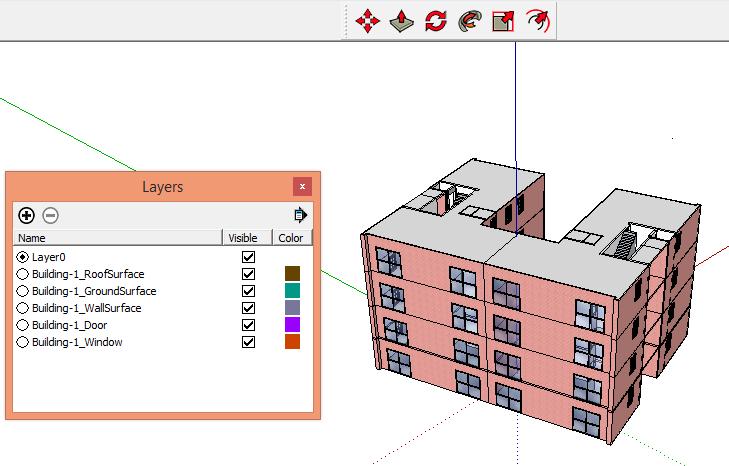SketchUp Pro 3D Κτιριακό Μοντέλο (skp) 2