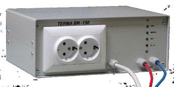 BESPREKIDNO NAPAJANJE Ventili Besprekidno napajanje Terma BN150 Pretvarač tipa TERMA BN-150 služi kao besprekidno napajanje i punjač akumulatorskih baterija.