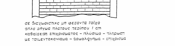 Αντίθετα, αν ο διαχωριστικός τοίχος δεν είχε δυσµενή επίδραση, αλλά βοήθησε στην καλή συµπεριφορά του κτιρίου κατά το σεισµό, άσχετα από τη ρηγµάτωση στην ένωση, τότε το ρήγµα στην ένωση πρέπει να