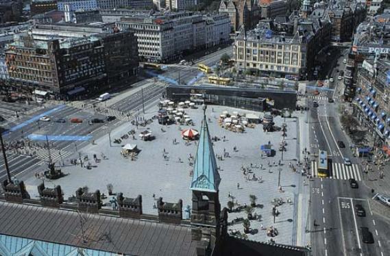 Η κεντρική πλατεία της Κοπεγχάγης μετά την