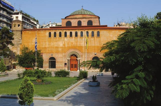 Church of Aghia Sophia (22) From the 8 th century, at least, until its conversion into a mosque in 1523/24, this was the Great Church of Thessaloniki, in other words the Metropolitan Cathedral of the