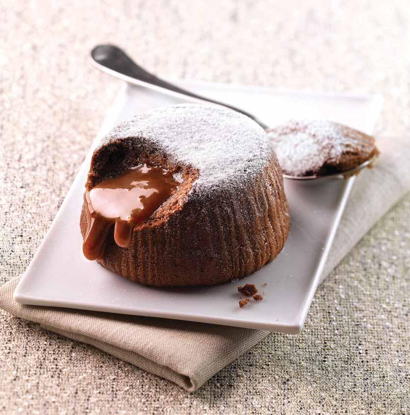 Salted caramel soufflé Σουφλέ σοκολάτας με καρδιά αλατισμένης καραμέλας βουτύρου Β2378 90 γρ.