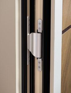 system, offering clean lines, which provide elegance and functionality at the same time.