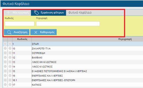 Ενιαία Αίτηση Ενίσχυσης 207 Εικόνα 2.