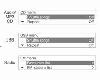 τους δίσκους CD/ MP3 ή της συνδεδεμένης συσκευής USB, ipod ή Bluetooth. (MP3/CD AUX USB ή ipod ήχος Bluetooth CD/MP3.