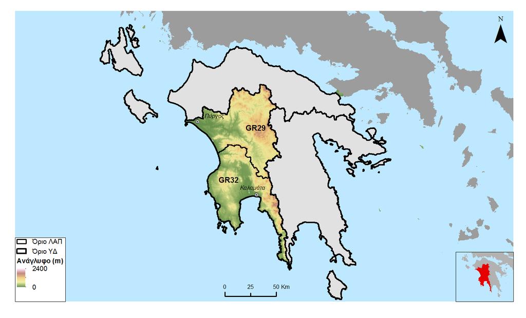 2 ΣΥΝΟΠΤΙΚΗ ΠΕΡΙΓΡΑΦΗ ΥΔ ΔΥΤΙΚΗΣ ΠΕΛΟΠΟΝΝΗΣΟΥ Το Υδατικό Διαμέρισμα Δυτικής Πελοποννήσου (ΥΔ 01) αποτελεί ένα από τα δεκατέσσερα υδατικά διαμερίσματα, στα οποία διαιρέθηκε ο ελληνικός χώρος με το