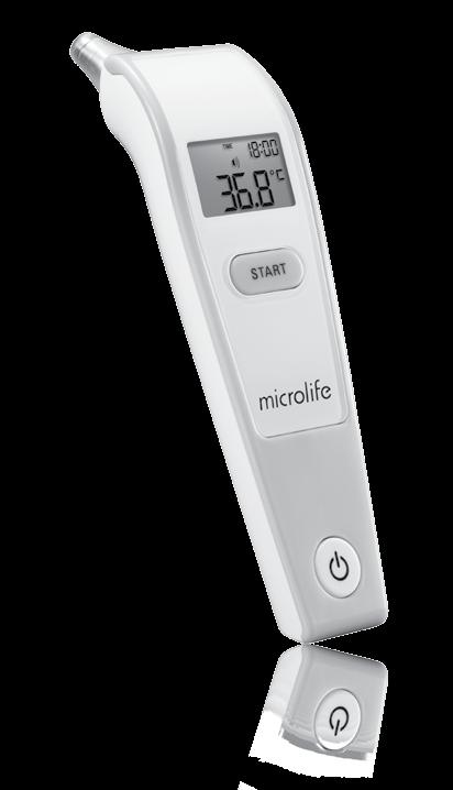 Microlife - Διαχείριση Θερμοκρασίας 52 ΠΡΟΪΟΝΤΑ 53 Microlife - Θερμόμετρα Τεχνολογία Silent Glow - Προειδοποίηση πυρετού US Patent 5.829.878 Φωτεινή προειδοποίηση πυρετού.