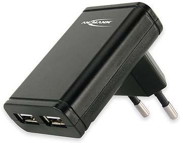 Φορτιστές USB σπιτιού DUAL USB CHARGER Για συσκευές που τροφοδοτούνται από θύρα USB όπως MP3 Players, IPOD κλπ. Τροφοδοσία 230 V - 50 Hz.