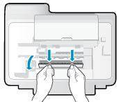 Για να αποκαταστήσετε μια εμπλοκή χαρτιού στο εσωτερικό του εκτυπωτή 1.
