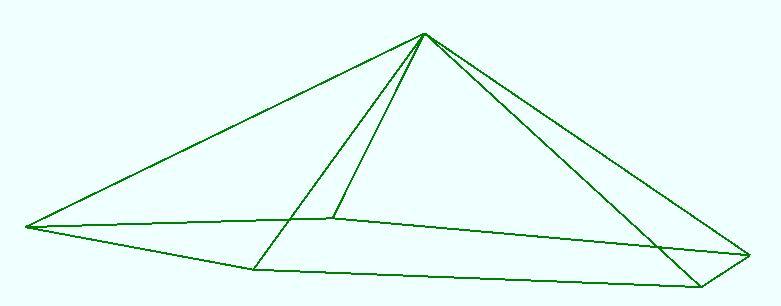 αριθμού κορυφών, εδρών και ακμών στις πιο πάνω πυραμίδες; Πόσες έδρες, κορυφές και