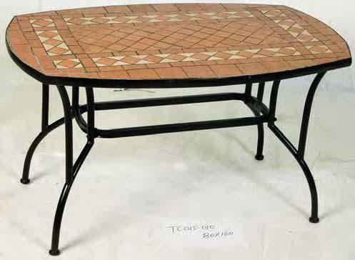 Τραπέζι οβάλ Oval table 90(W) x 120(L) x 75(H) cm TC017-010