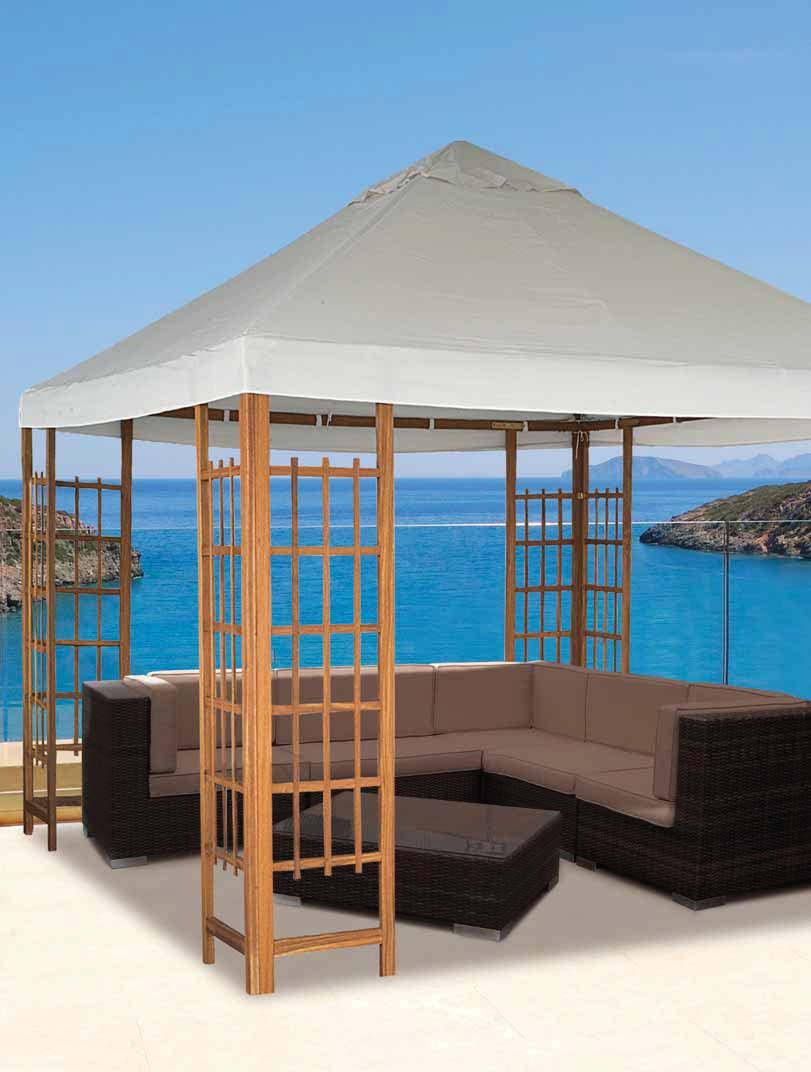 GAZEBO GAZEBO H8001 001445000 Από ξύλο Balau Made from Balau wood