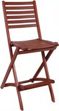 πτυσσόμενο Folding bar stool 59(W) x 70(D) x 75