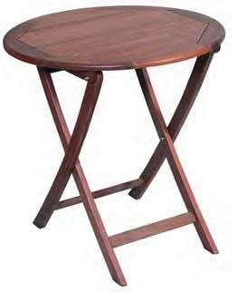 RED SHOREA T5019AR 00144400 Τραπέζι στρογγυλό πτυσσόμενο Round folding table