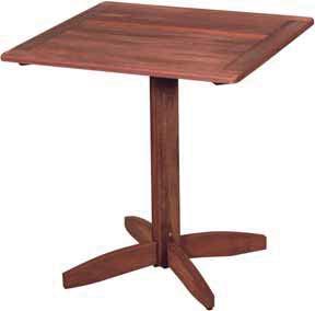 Ø100 x 75(H) cm T5090BR 00146500 Τραπέζι τετράγωνο Square table 70(W) x 70(D) x