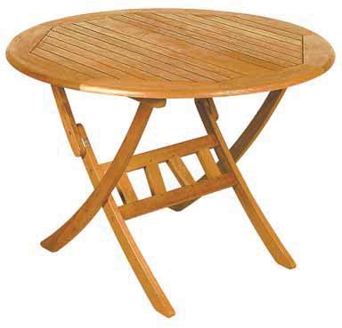 Τραπέζι στρογγυλό πτυσσόμενο Round folding table Ø120 x 75(H) cm Πάχος πλαισίου 3cm Shell thickness 3cm