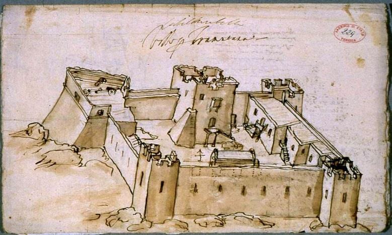 135 Castel di Mirabelo του Raffaele Monanni, Descrizione topografica di Candia, 1631 μ.χ. (Οχυρώσεις της Κρήτης M. Ανδριανάκης, www.archaiologia.