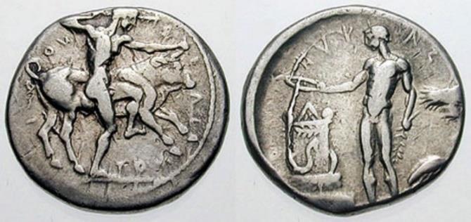 162 Νότιο Ιταλία (Magna Graecia) ήταν η Μινώα (Ακράγαντας) και η Έγγυος, που κτίστηκαν από τους ναύτες του Μίνωα.