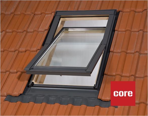 ΠΑΡΑΘΥΡΑ ΣΤΕΓΗΣ ROOFLITE CORE by VELUX Νέα παράθυρα πολυτελείας με κεντροπεριστροφικό άνοιγμα.