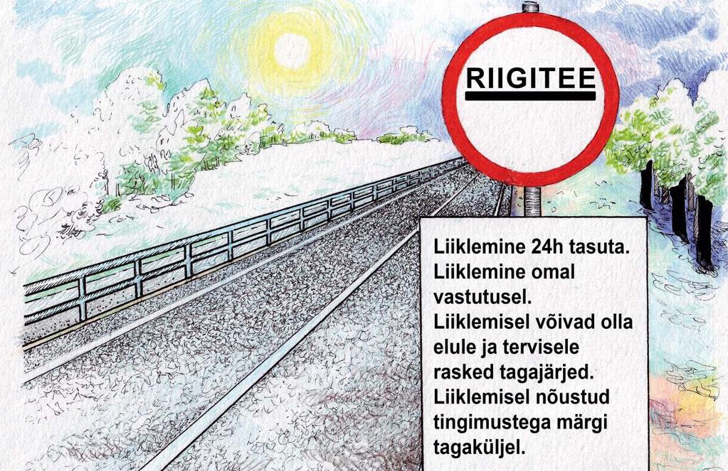 ANALÜÜS Illustratsioon: Kaia Otstak VASTUTUS LIIKLUSKESKKONNA OHUTUSE EEST ON HÄGUNE K äesoleva analüüsi autoreid on pikemat aega häirinud Eestimaa teedel levima hakanud standarditele mittevastavad