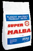 klasický maliarsky tekutý náter do vnútorných priestorov, vodou riedite ný, paropriepustný, matný, s vysokou krycou schopnos ou a roztierate nos ou.