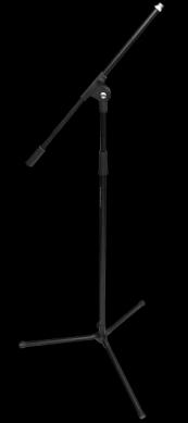 DD-011B MIC STAND Γερανός μικροφώνου δαπέδου με βάση τρίποδο. Αρίστης ποιότητας.με τηλεσκοπικό βραχίονα ρυθμιζόμενου μήκους 530-910MM. Ύψος 1100-1820mm.Υλικό iron, βάρος 3,1kg.