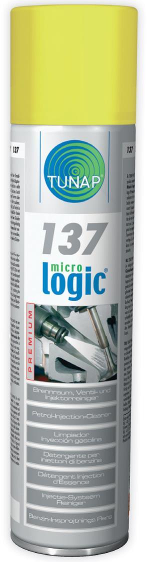 Product Information PI 137_1115 micrologic PREMIUM 137 Άμεσο Καθαριστικό Συστήματος Ψεκασμού Βενζίνης ΤΕΧΝΙΚΑ ΧΑΡΑΚΤΗΡΙΣΤΙΚΑ Δοχείο διπλού θαλάμου πίεσης για πλήρη καθαρισμό του συστήματος ψεκασμού