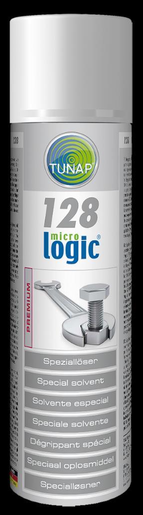 Product Information PI 128_0915 micrologic PREMIUM 128 Ειδικός Διαλύτης ΤΕΧΝΙΚΑ ΧΑΡΑΚΤΗΡΙΣΤΙΚΑ Γρήγορα κι αξιόπιστα χαλαρώνει κι αφαιρεί στρώματα διάβρωσης που προκαλούνται από την οξείδωση.